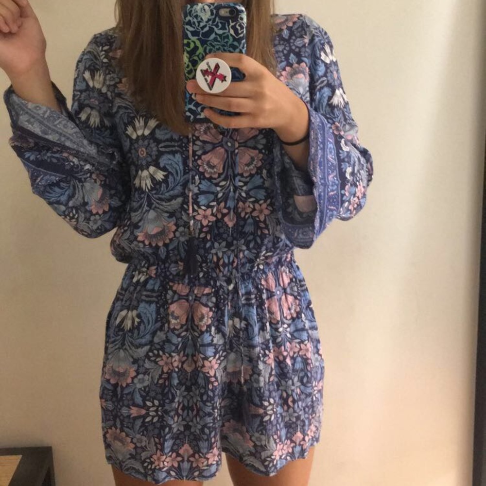 Aeropostale floral romper